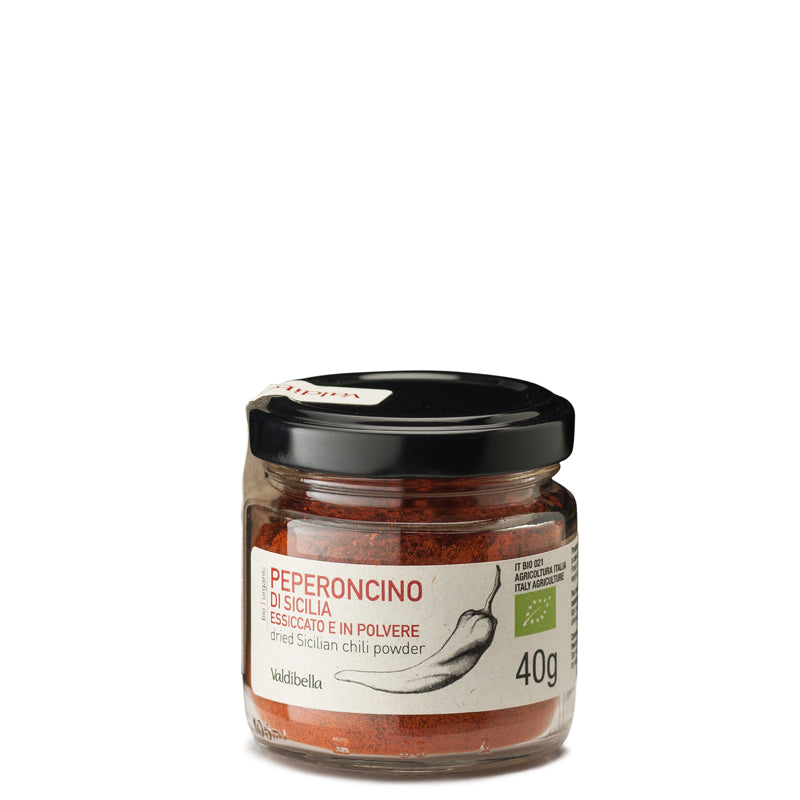 Peperoncino di Sicilia bio in polvere -  40 gr